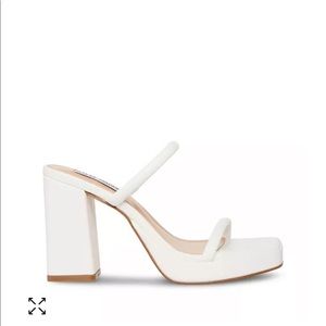 STEVE MADDEN Women's Polly Square Toe High Heel Platform Sandals — size 6.5